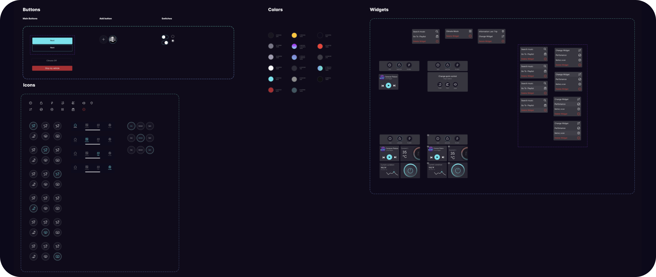 Control Car UI Kit 2